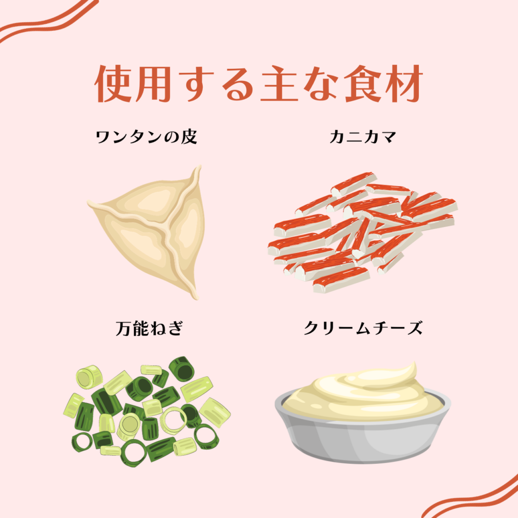 クリームチーズラングーンのレシピ (パンダエクスプレスの模倣品)